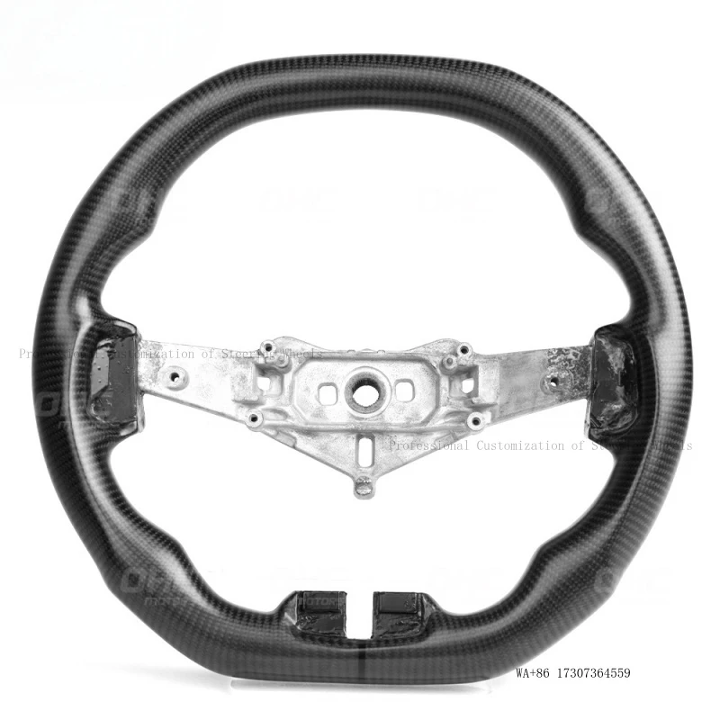 Suitable for 15-17 Jeep Wrangler, full matte carbon fiber steering wheel modification