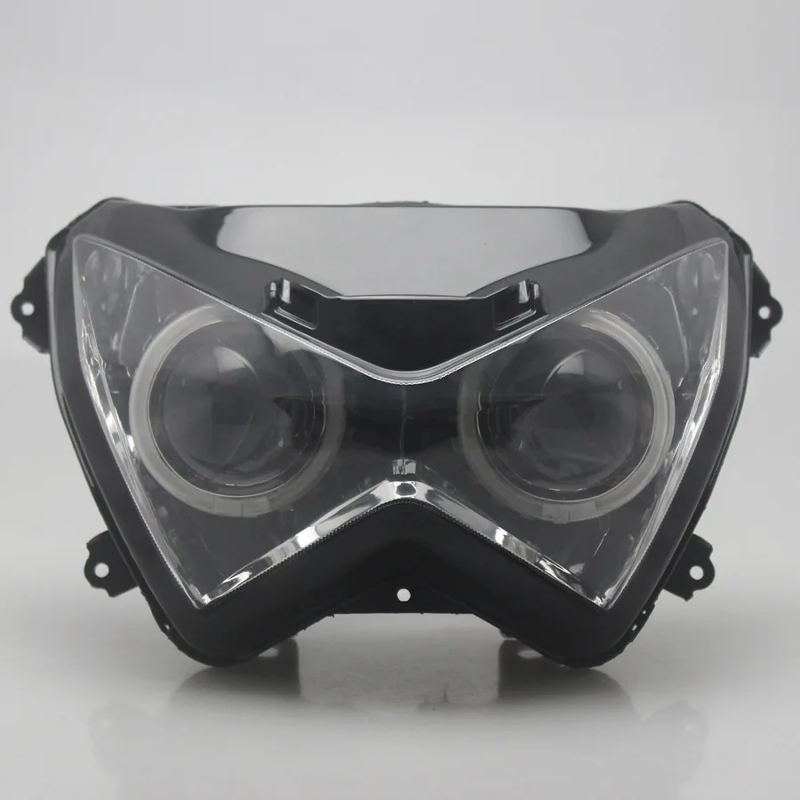 

Motorcycle Accessori Front Headlight LED Headlight Assembly Head Lamp Hi/ Lo Beam For Kawasaki Z800 Z250 Z300 2013-2017 moto