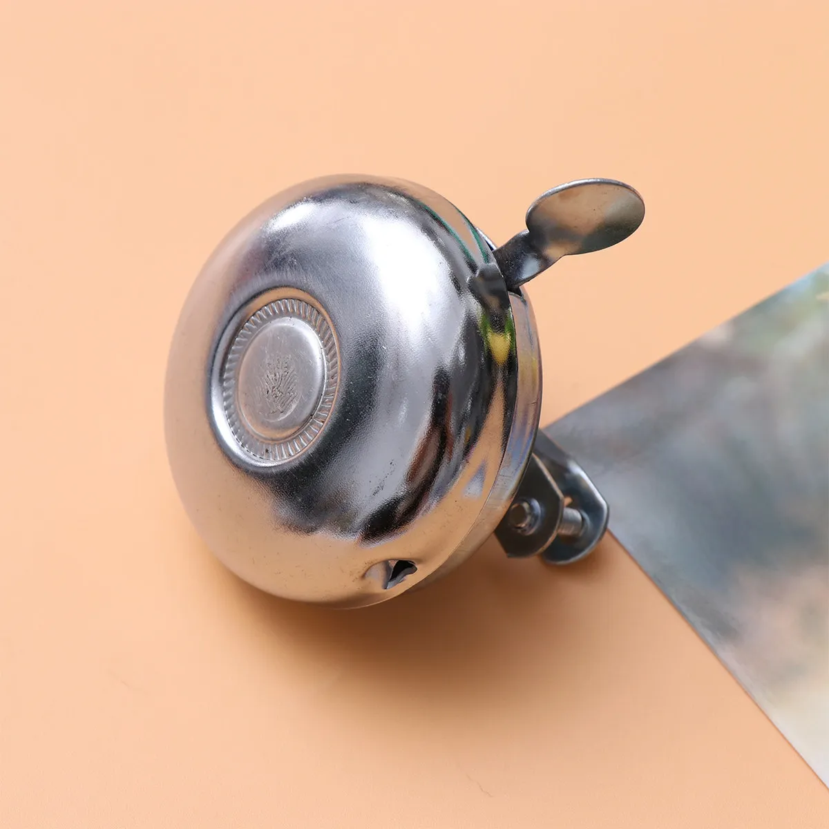 

Metal Bike Bell Ring Silvery Sound Handlebar Horn Loud Alarm Warning Bell for Folding Mountain Bikes