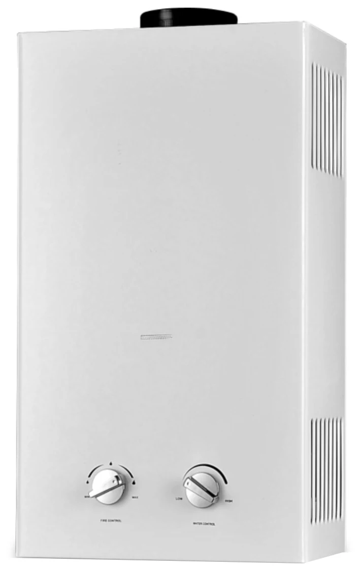 10L الأكثر مبيعا مع الحماية من الحرارة الزائدة 10L12L14L سخان مياه يعمل بالغاز المداخن المحلي التفريغ الطبيعي سخان مياه حراري فوري