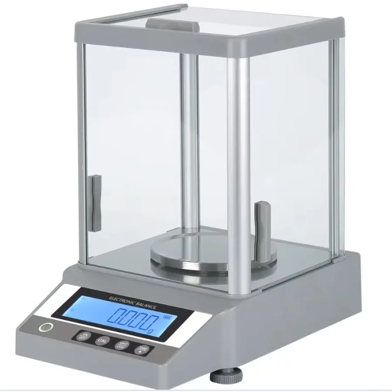 300g 1mg 0.001g Lab Balances Motorise Digital Balance Sensor with Glass Windshield