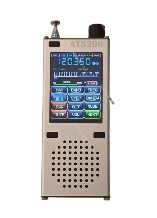 New ATS200 Aviation Band Radio FM Upgrade ATS100 ATS120 SI4732