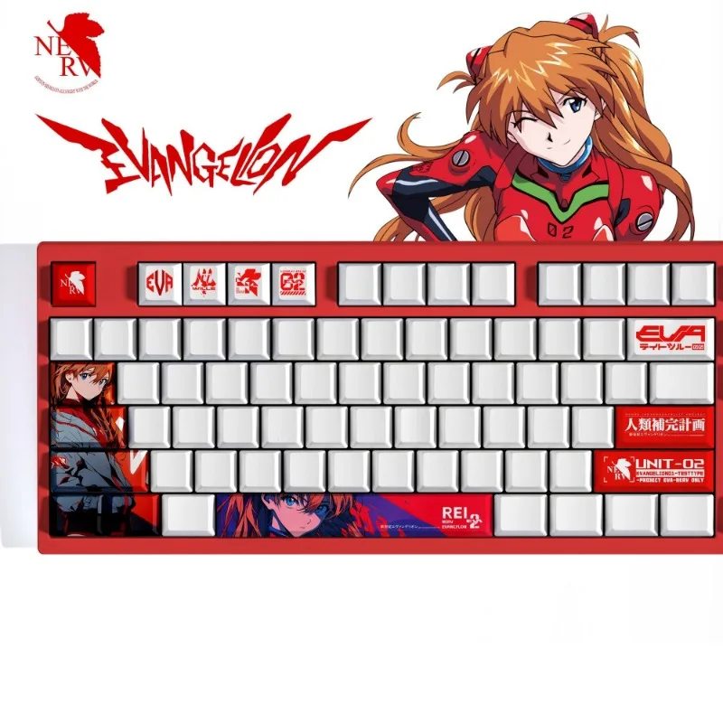 

EVA Ayanami Flower Wedding Series anime Animation Keycap Shinrika New Century Gospel Warrior Original Factory Resublimation PBT