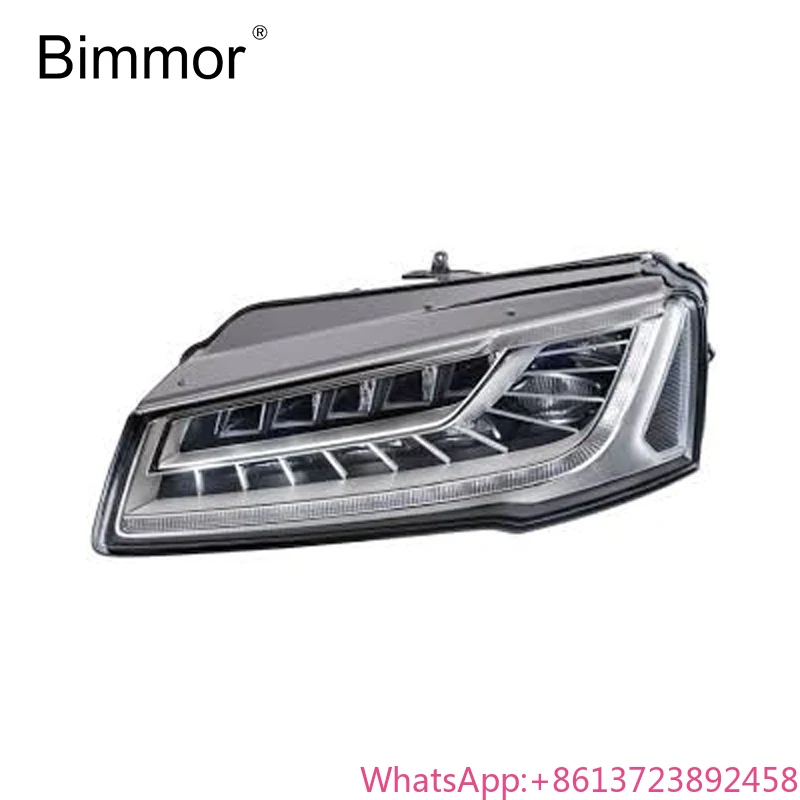 BIMMOR Car LED Headlight for Audi A8 2014-2016 Headlight Matrix Full LED Headlamp Semi Assembly Headlamp Factory OEM Wholesale