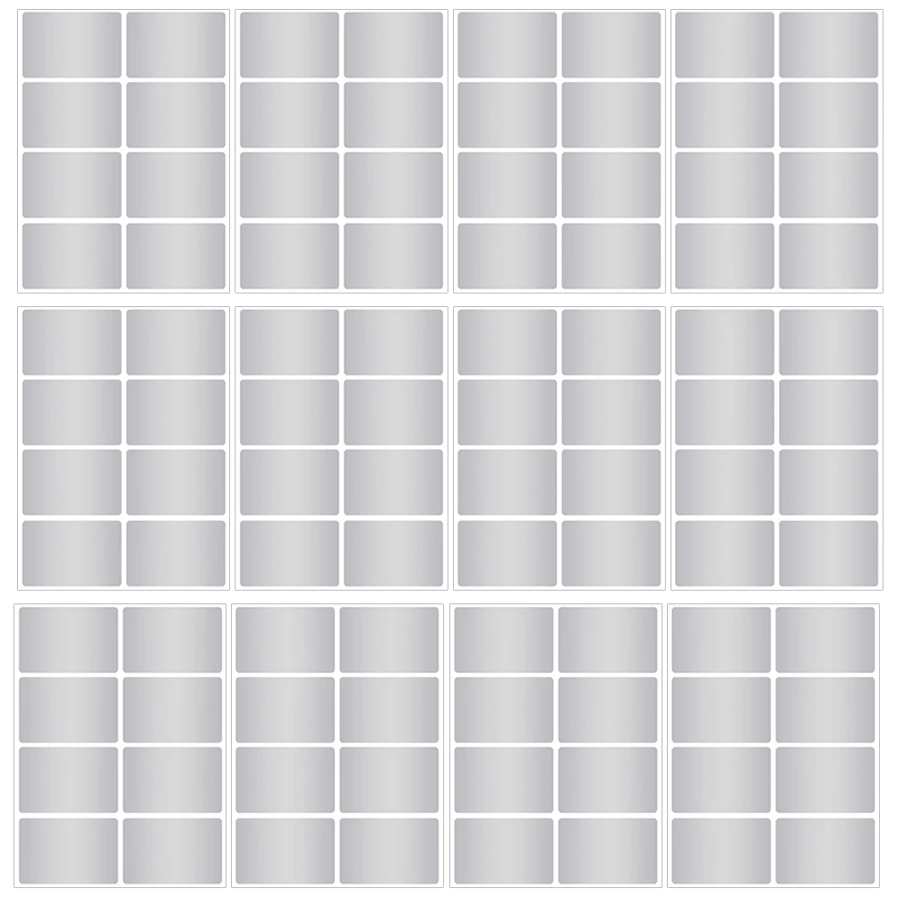 

12 Sheets Waterproof Stickers for Containers Pet Food Office Accessory Large Coloured Adhesive Pantry Storage