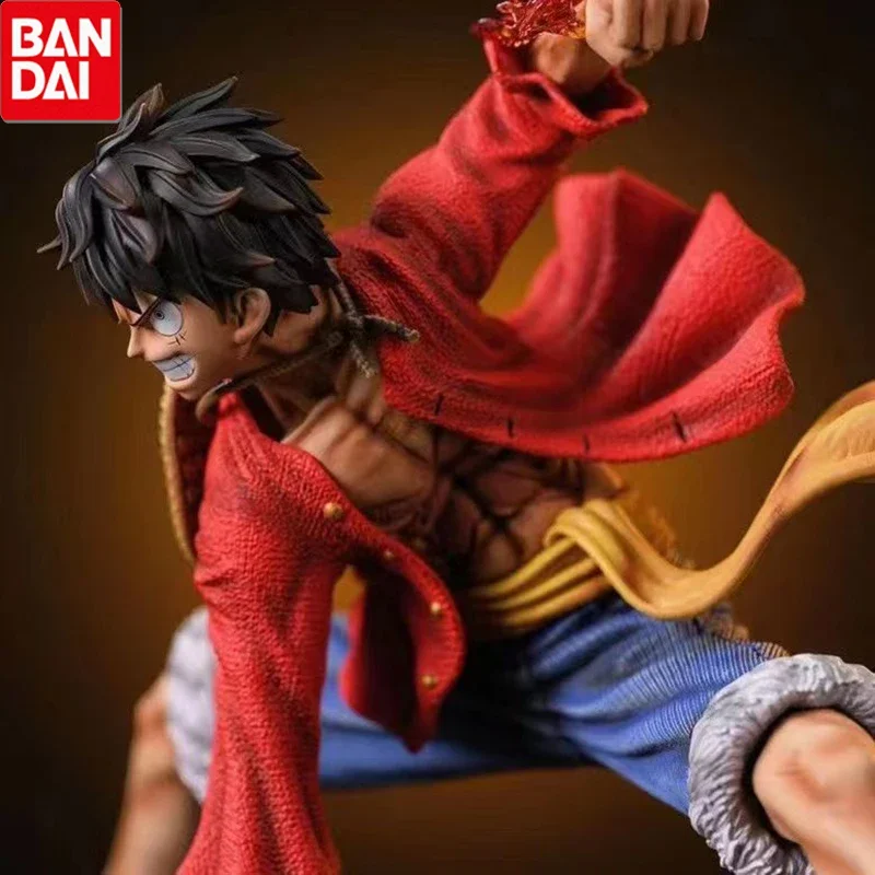 18cm Anime Collection One Piece Luffy Figures Monkey D. Luffy Battle Style Action Figures PVC Model Doll Toys Kid Birthday Gifts