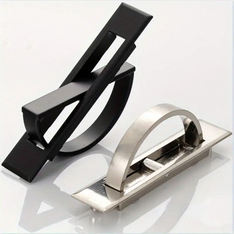 Tatami Handle Invisible Concealed Back Cover Versatile Embedded Rotating Handle