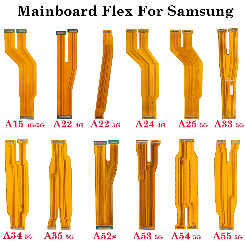 1Pcs Motherboard Mainboard Connector Flex Cable For Samsung Galaxy A15 A22 A24 A25 A33 A34 A52S A53 A54 A55 A73 4G 5G