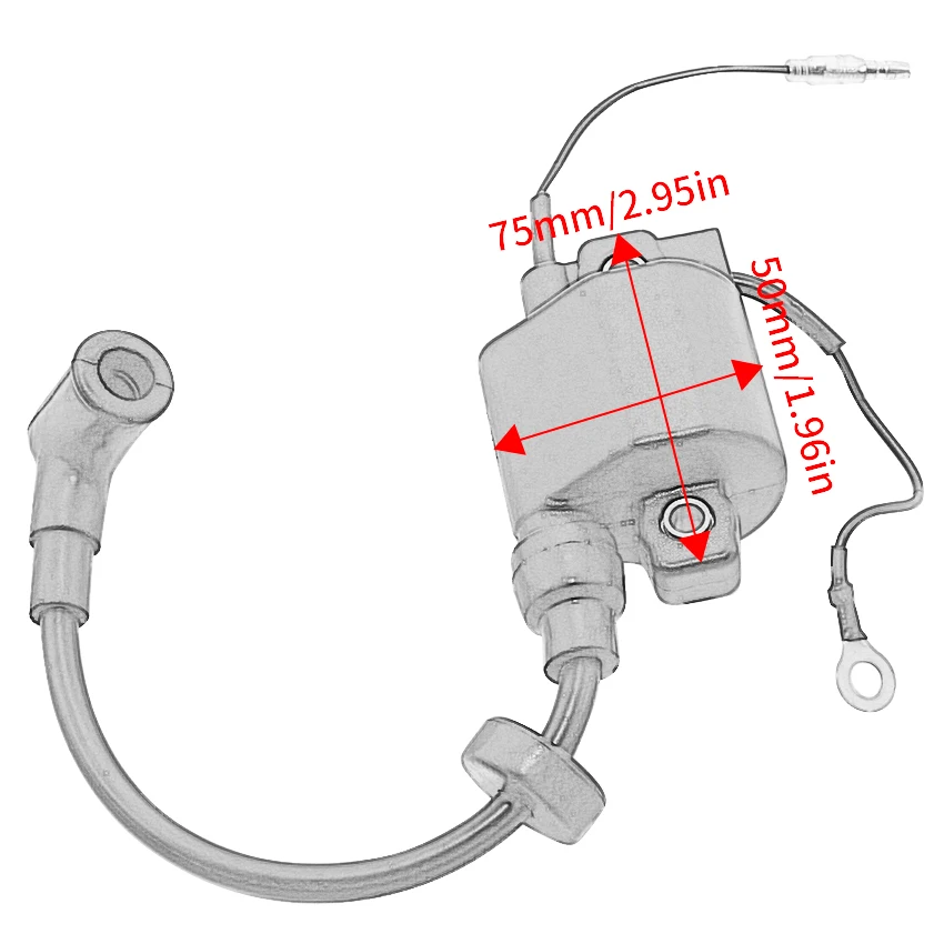 6H3-85570-10 High voltage Ignition Coil For Yamaha 50HP K50 60HP 60F E60H P60 70HP 70B ETS/L ELH TLH MHDL ET(D/M)OL M(H/W/D)L