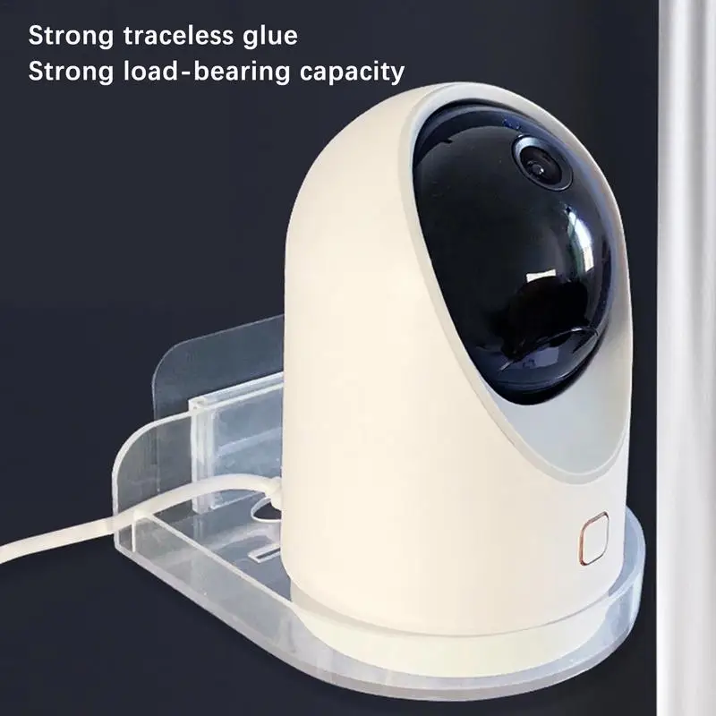 Indoor Camera Wall Shelf Adhesive Shelf Easy To Install Security Cameras Adhesive Shelf No Drill Camera Shelf For Bathroom
