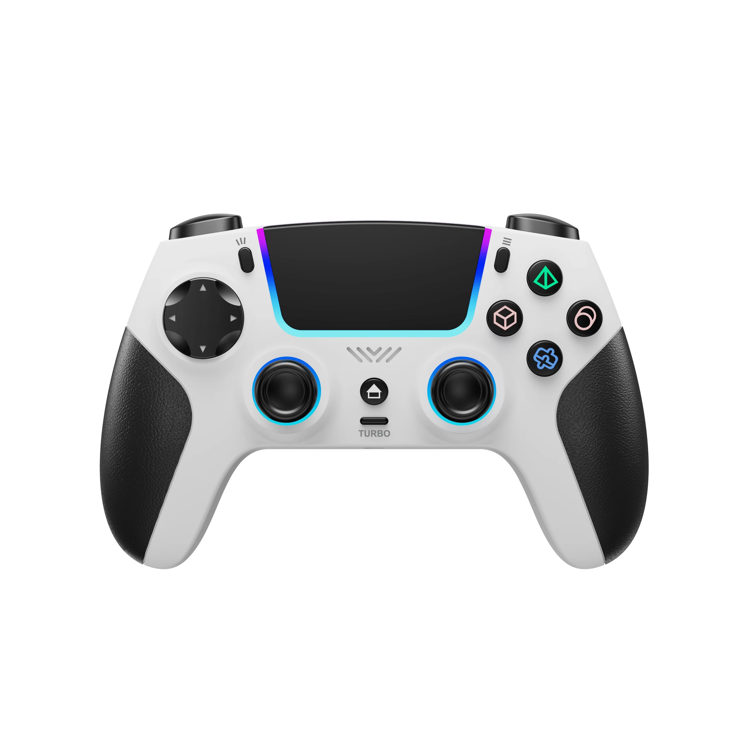 Wireless Bluetooth Game Controller-Hall Joystick RGB  Programmable Buttons Vibration Feedback Gamepad  for PS5/PC/Android/IOS