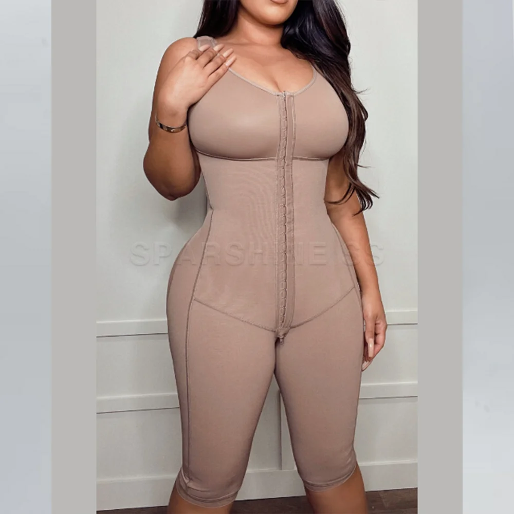 

Faja Reductoras De Cintura Y Abdomen High Compression Bbl Stage3 Weight Loss Garments Post Liposuction Corset Knee Length Pants