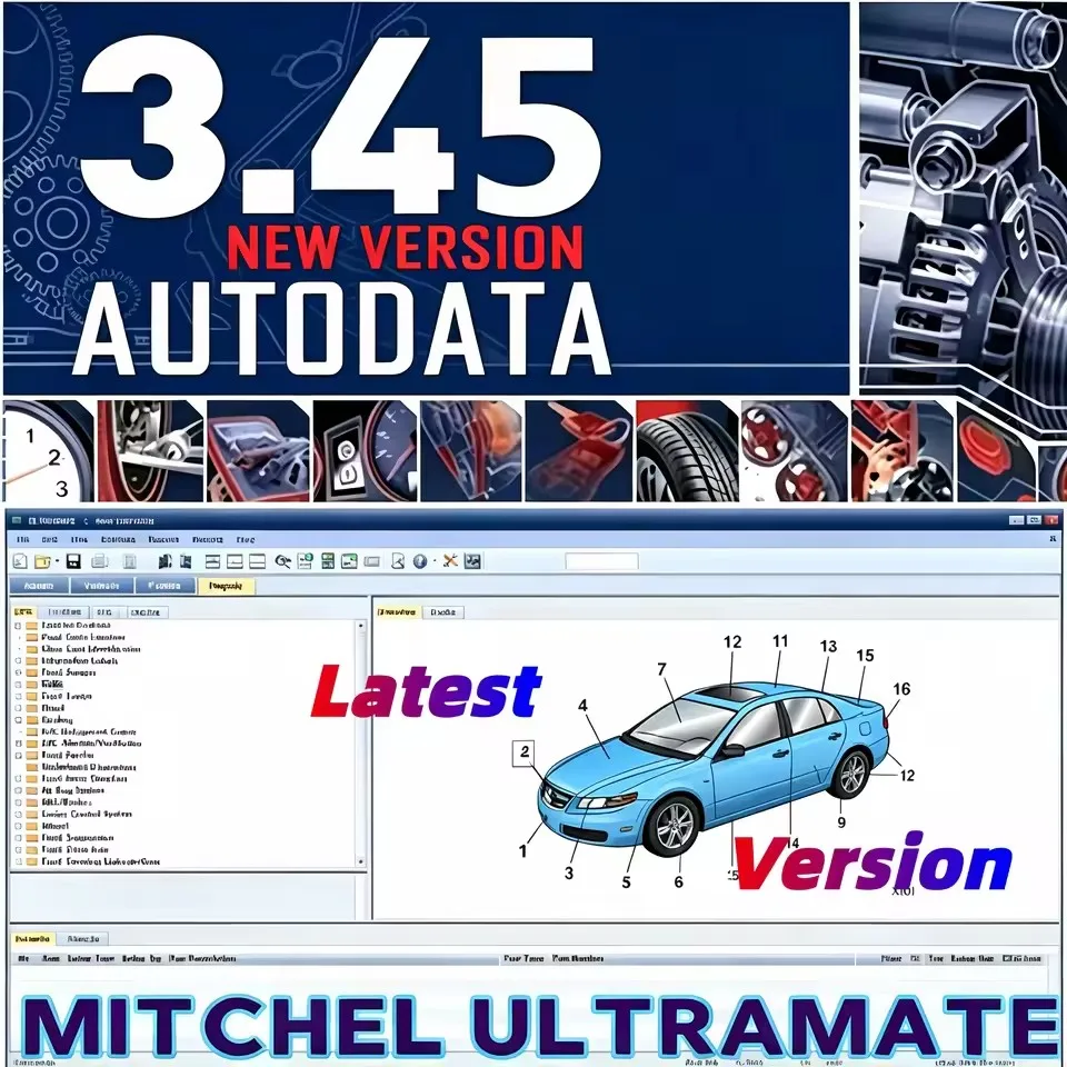 Autodata 3.45 & Mitchell Ultramate 2023.07 Auto Repair Software, Wiring Diagrams, Unlimited Patch + Install Video Guide