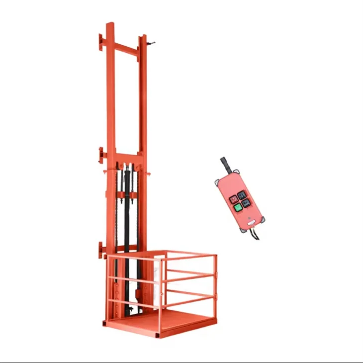 Wall-mounted Freight Elevators for Indoor and Outdoor Narrow Spaces in Warehouses, Small Freight Elevator Price