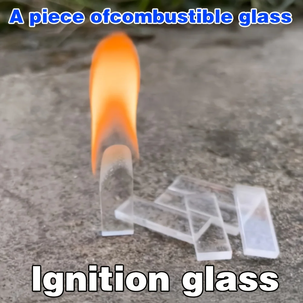 Durable smoke-free and windproof igniter, versatile for camping and emergency survival scenarios, portable combustible material