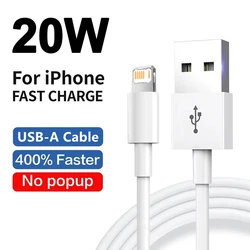 Fast Charging USB Cable For iPhone X XR XS 14 8 7 6S 6 Plus 13 12 11 Pro Max SE iPad USB Data Cord Charger Cable 1m 2m 3m