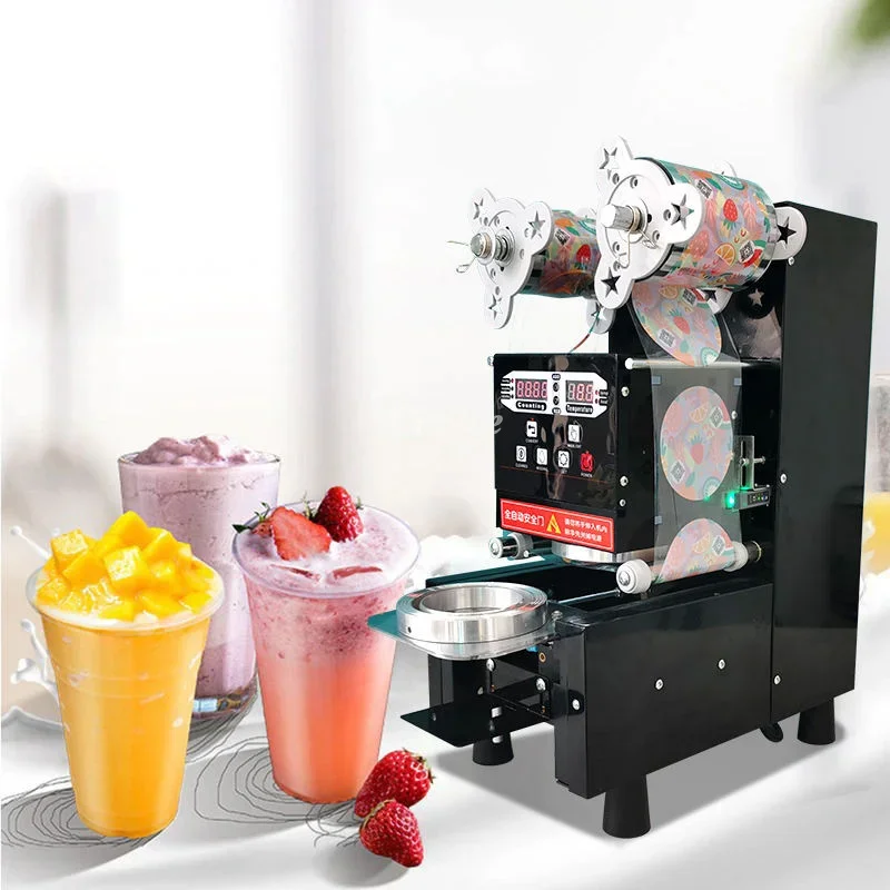 

Automatic Yogurt Plastic Cup Sealing Machine Bubble Tea Fully Automatic Cup Sealing Machine Tabletop Sealers Plastic Cup Sealer