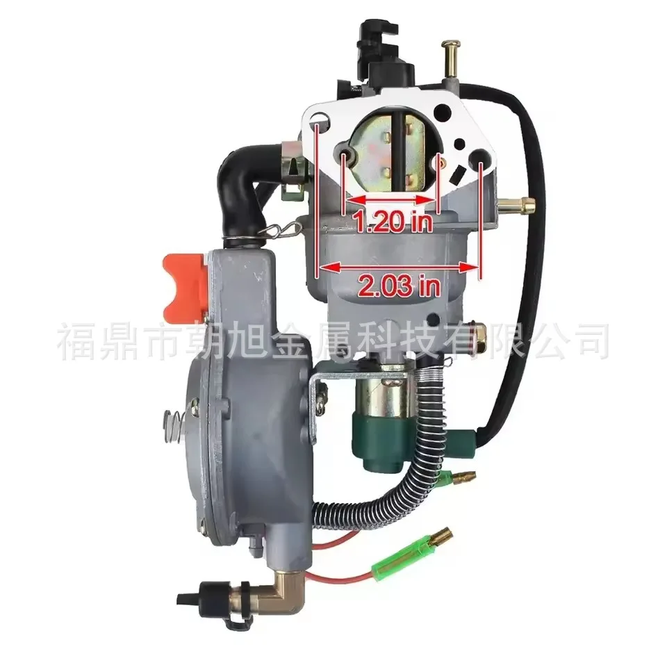 Dual Fuel Carburetor 188F 190F GX390 GX420 LPG NG 5KW-8KW Carburetor