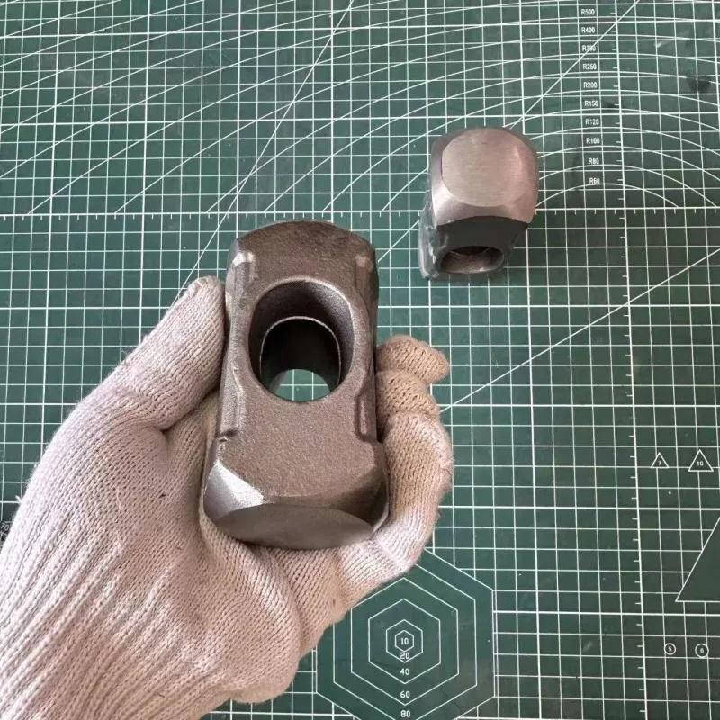 

Многофункциональная квадратная головка молотка из высокоуглеродистой стали для работы с деревом, портативная, прочная, долговечная, запчасть для инструментов