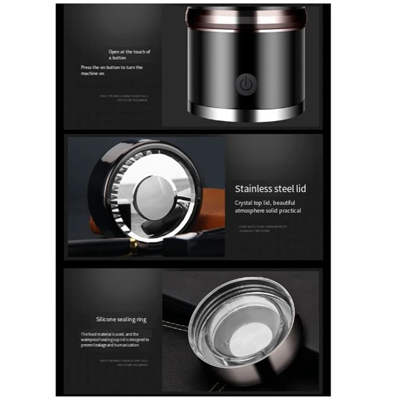 SPE/PEM Rich Hydrogen Cup Water Generator Portable Stainless Steel Alkaline Ionizer Bottle