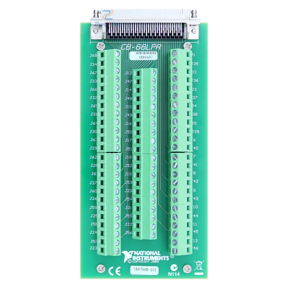 For CB-68LPR 777145-02 68 Pin Right Angle Screw Terminal Block For NI 68 Pin DAQ Data Acquisition Card
