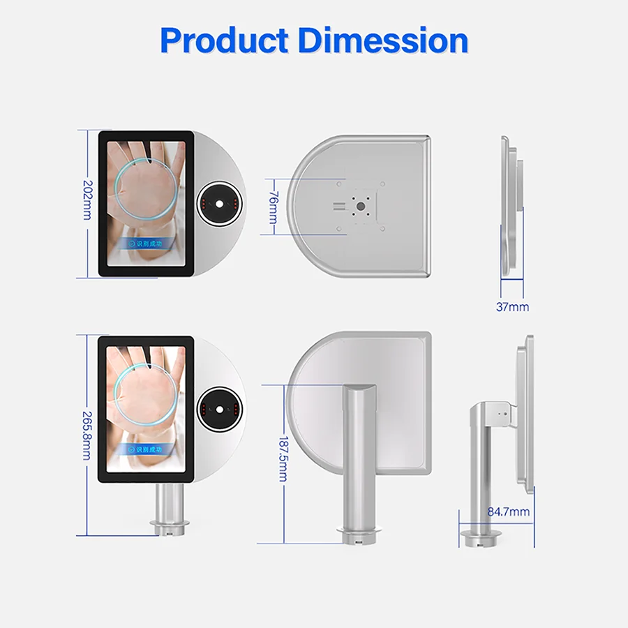 Smart Attendance System Palm Vein And Android Face Recognition Scanner Construction Worker Face Recognition Attendance Machine