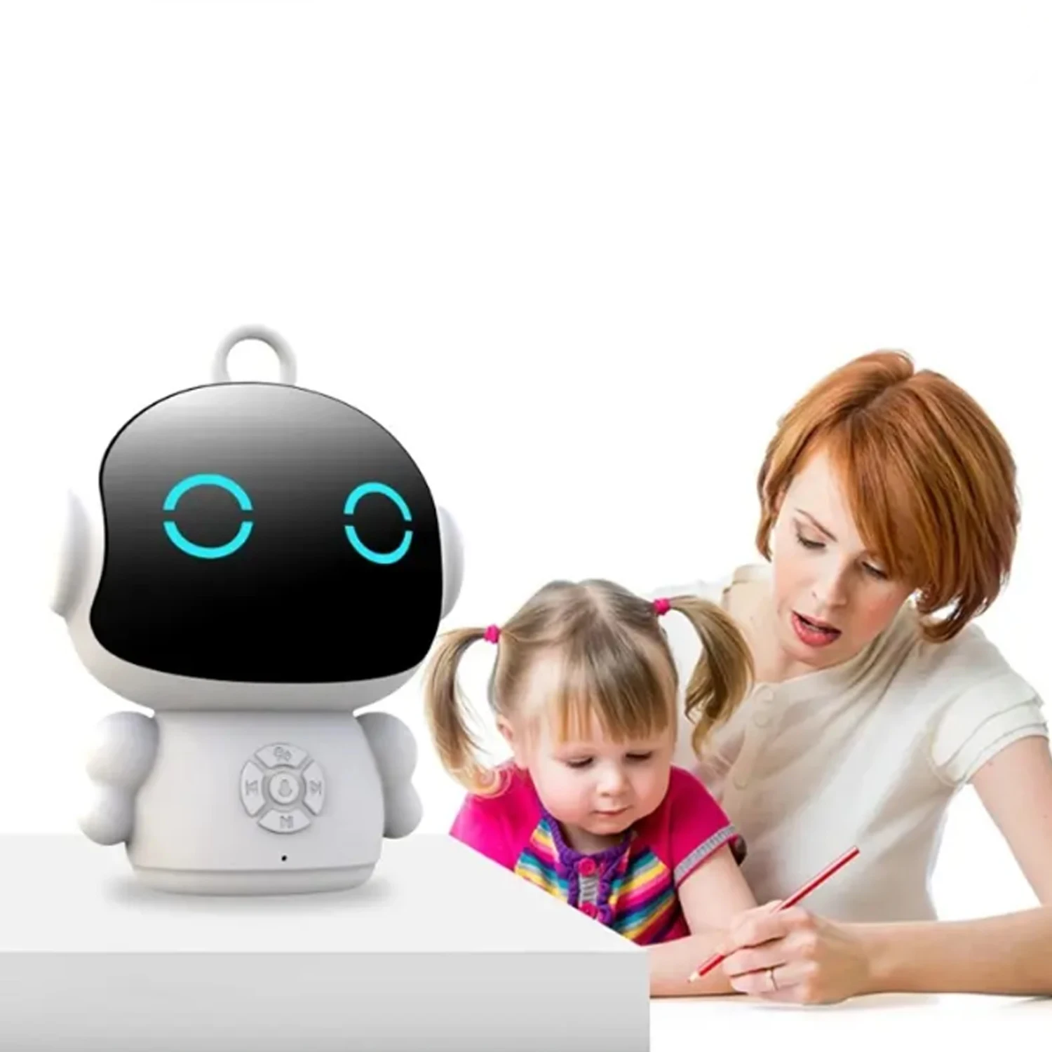 Inteligentny robot z rozpoznawaniem głosu AI Smart Life, zabawka edukacyjna dla dzieci, interaktywny robot mówiący, opowiadający historie, rozmówczy robot towarzysz.