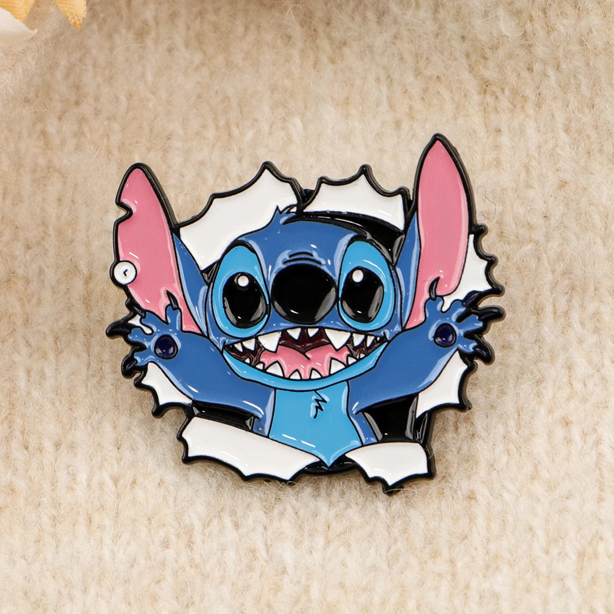 Broche en émail extraterrestre drôle, Badge de machine de poupée de dessin animé sur sac à dos, épingles à revers, broches pour vestes, accessoires de Cosplay, jouets cadeaux pour enfants