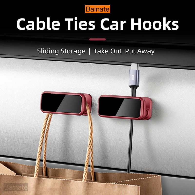 Car Multi-Function Hook, Adhesive Mount Front Seat Organizer ,For BMW M G30 G31 G38 G11 G12 G20 G28 F10 F48 F49 G01 F20 F21 F22
