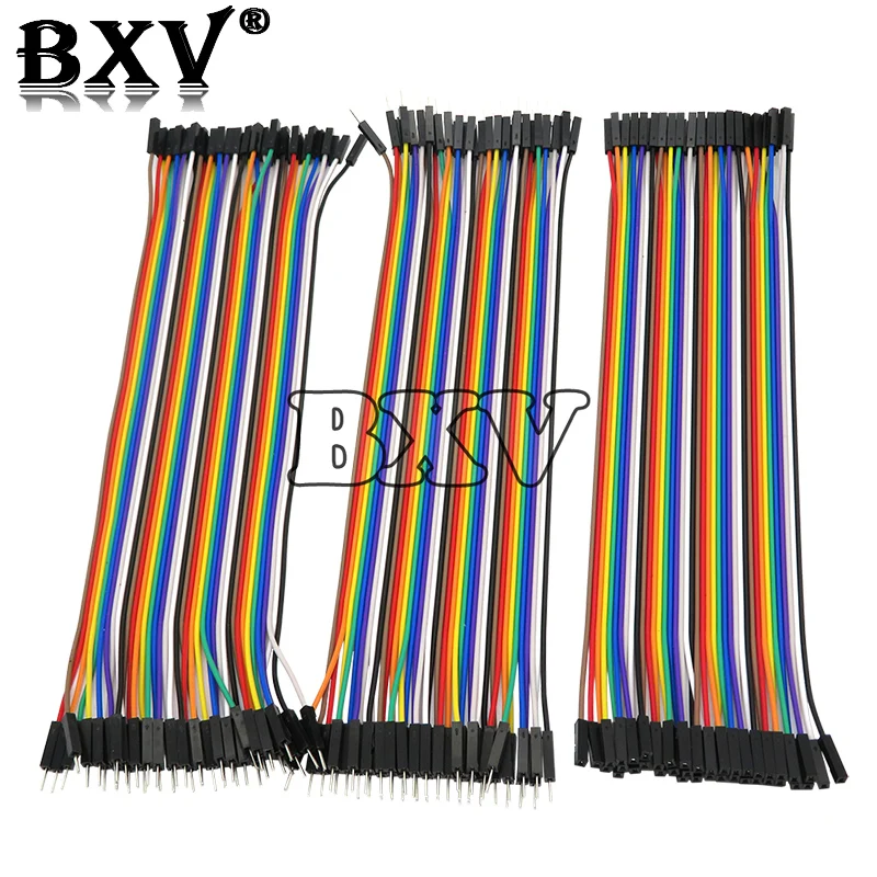 40/120PCS 40PIN 20CM Dupont Line Male To Male + Female  And Female To Female Jumper Dupont Wire Cable For Arduino DIY KIT New