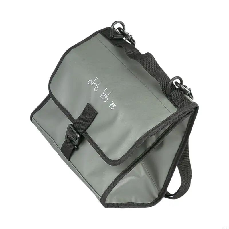 

X5QF Thermals Bike Front Bag With Reflective Strips Compacts Storage For Commuters