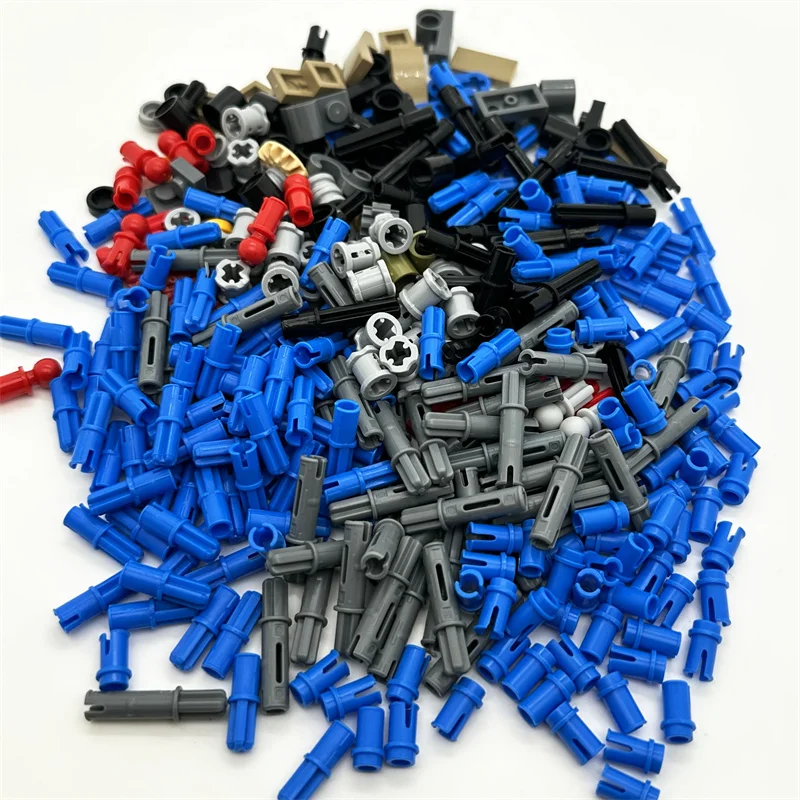 MOC-Bulk Gear Cross Axles Pin Set, blocos compatíveis de alta tecnologia, DIY carro granel brinquedos educativos, Bricks Acessório, Tecnologia 11214