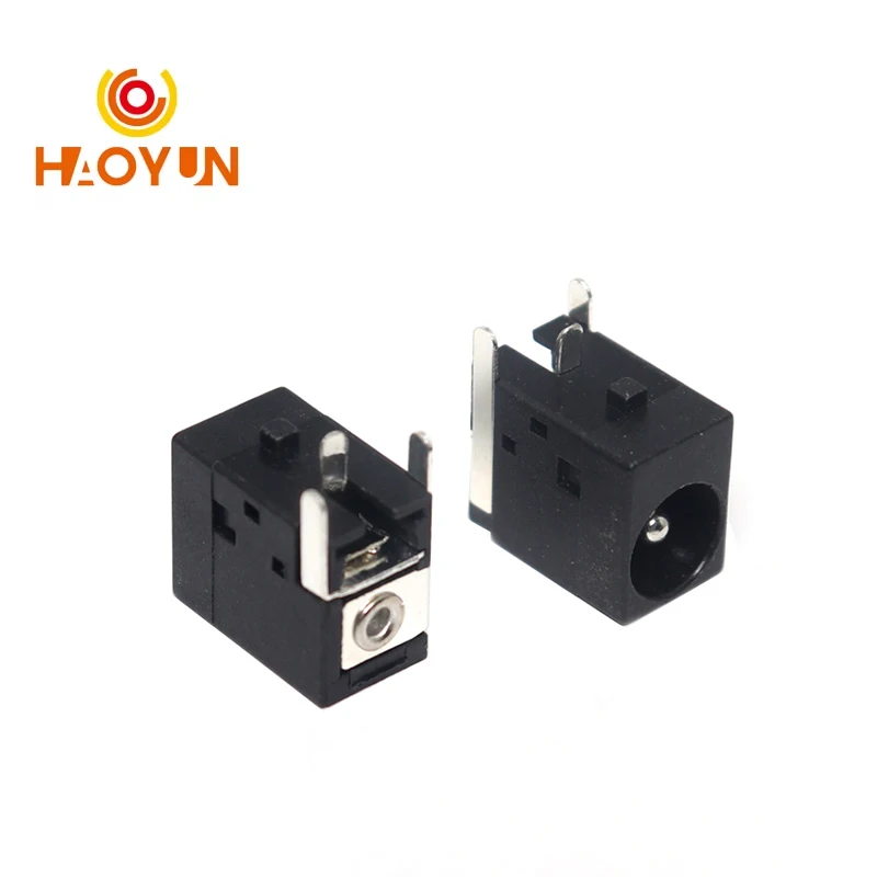【30-10PCS】DC-036 fixed pin outer diameter 6.2 2.1 2.5 pin 3 pin high temperature resistant power socket female seat