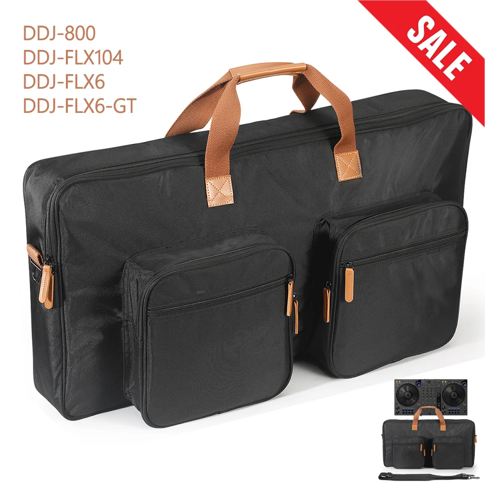 Portable Carrying Case For Pioneer DJ DDJ-800 DDJ-FLX104 FLX6 X6-GT DDJ-400 220 DJ Disc Player Controller Storage Bag Accessory