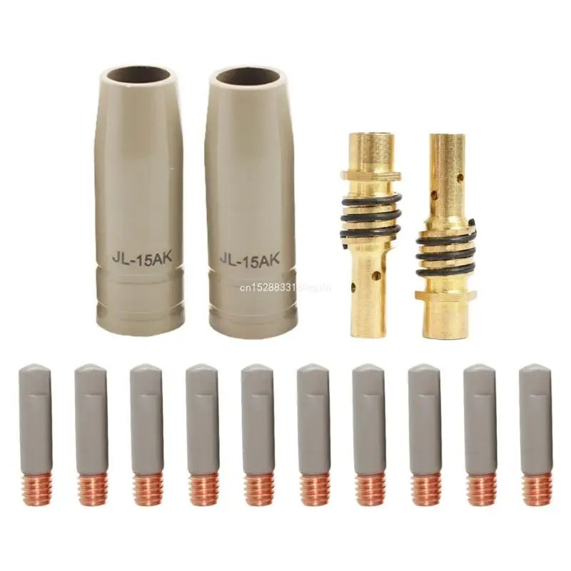 

14Pcs 15AK Coating Welding Nozzle With Protective Coating Airless Gas Protections Machine Protective Sleeve Replacement Dropship