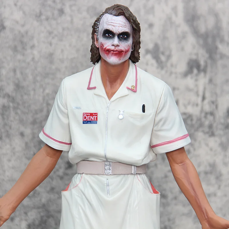 New 54cm Heath Ledger Joker As Nurse The Dark Knight Of The Batman High Quality Action Figure Toys Model Doll Birthday Gift Toys