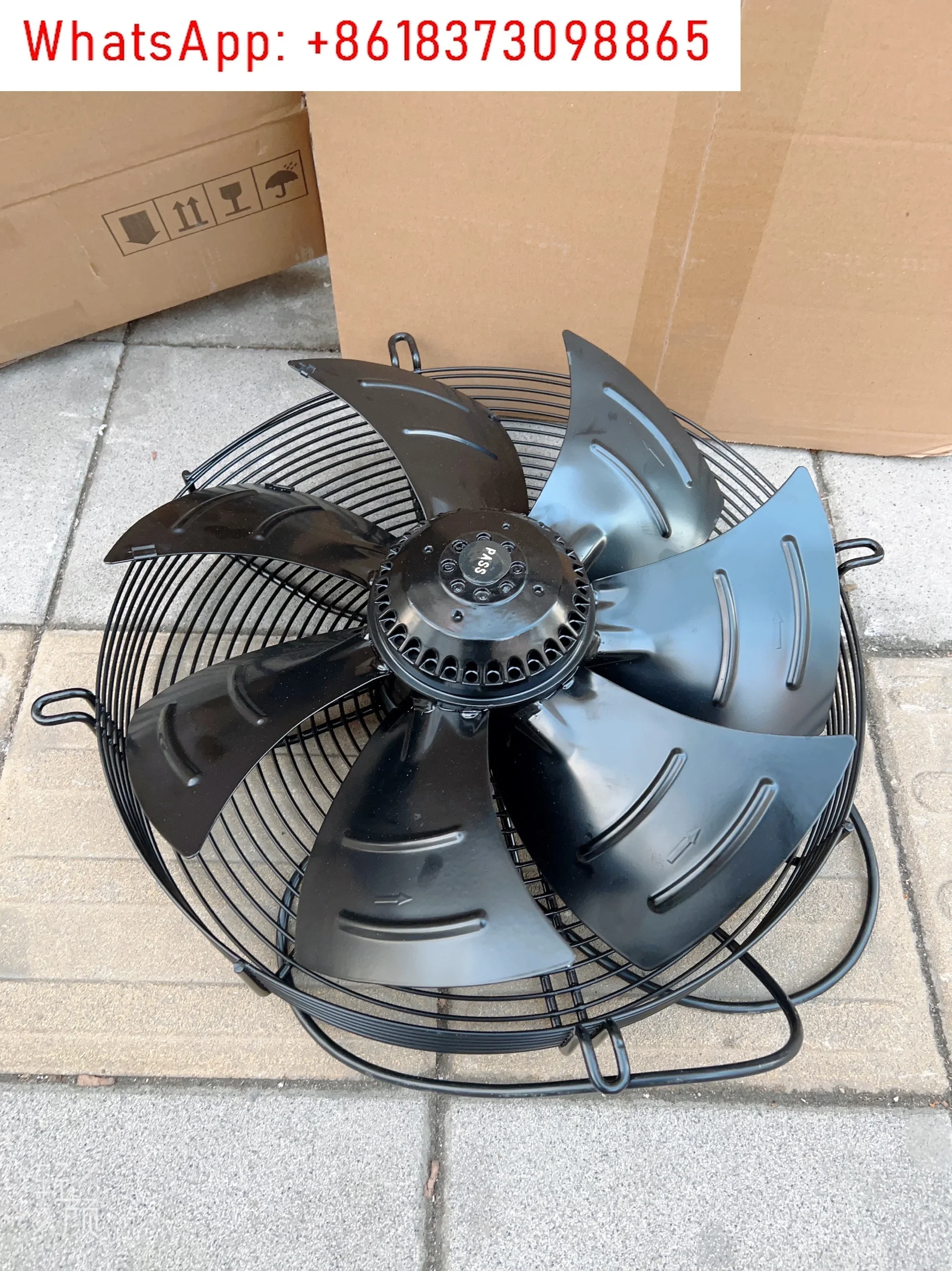 YSWF102L45P4-522N-450-7 external rotor axial flow fan air compressor fan 7 blade motor