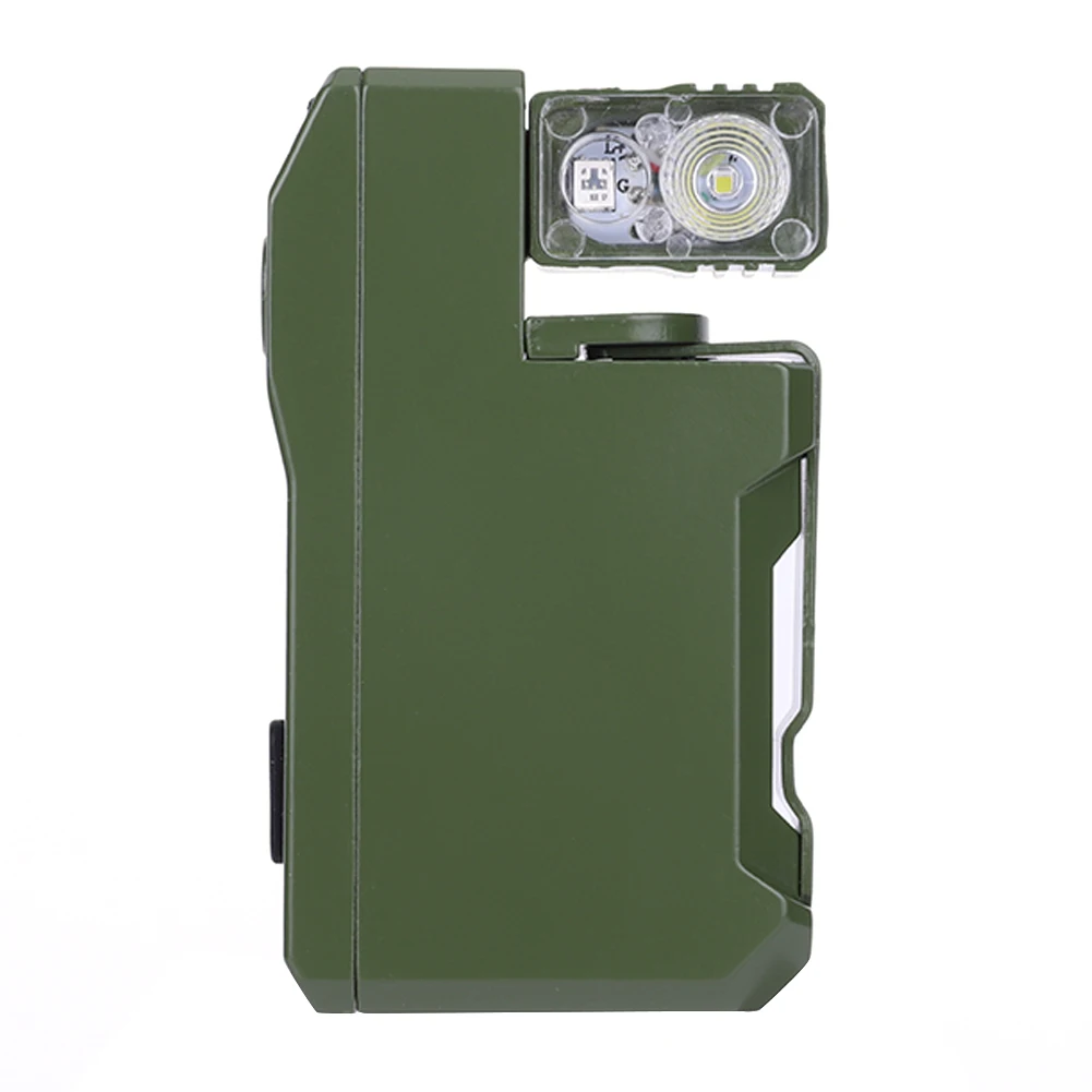 EDC Pocket Flashlight Mini Flashlight Rechargeable 180 Degree Rotating Flashlight Portable Flat Flashlight for Outdoor Emergency