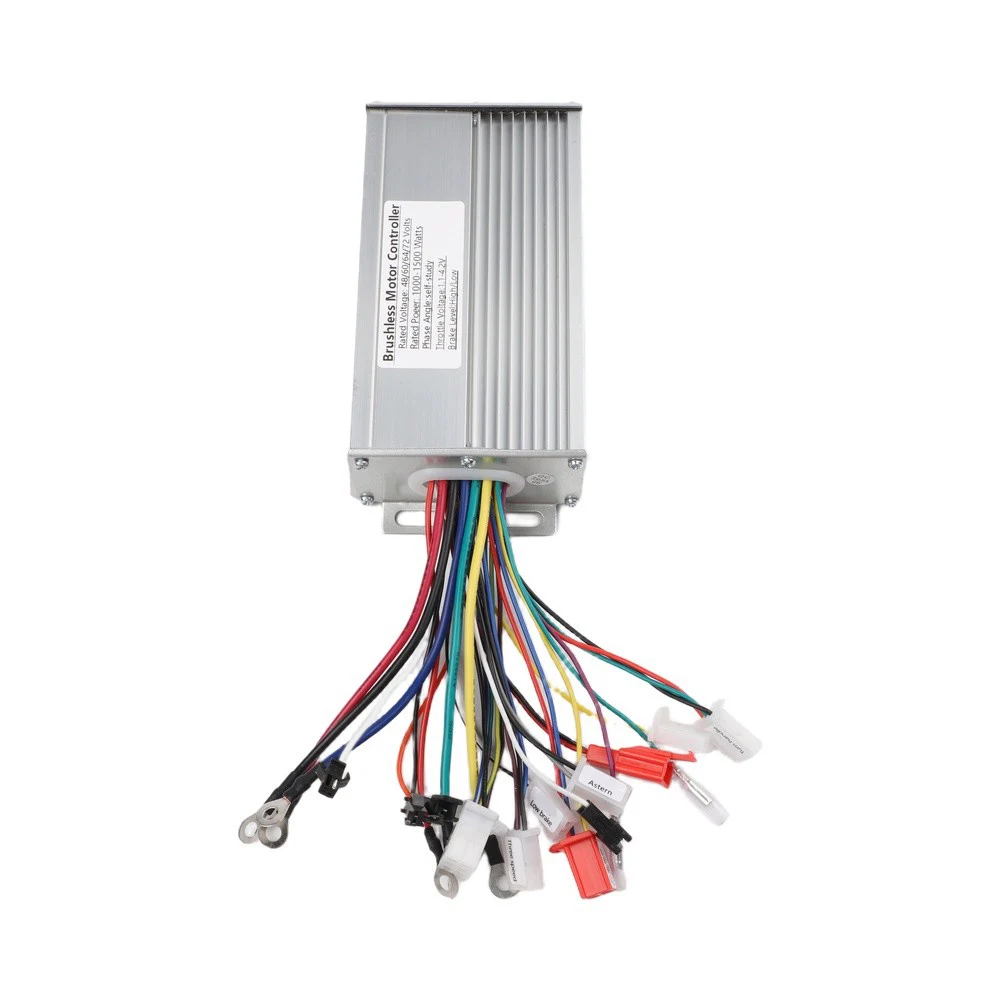 Brushless Motor Controller Electric Bike Controller Outdoor Riding Silver Quiet Operation Controller Quiet Operation Design