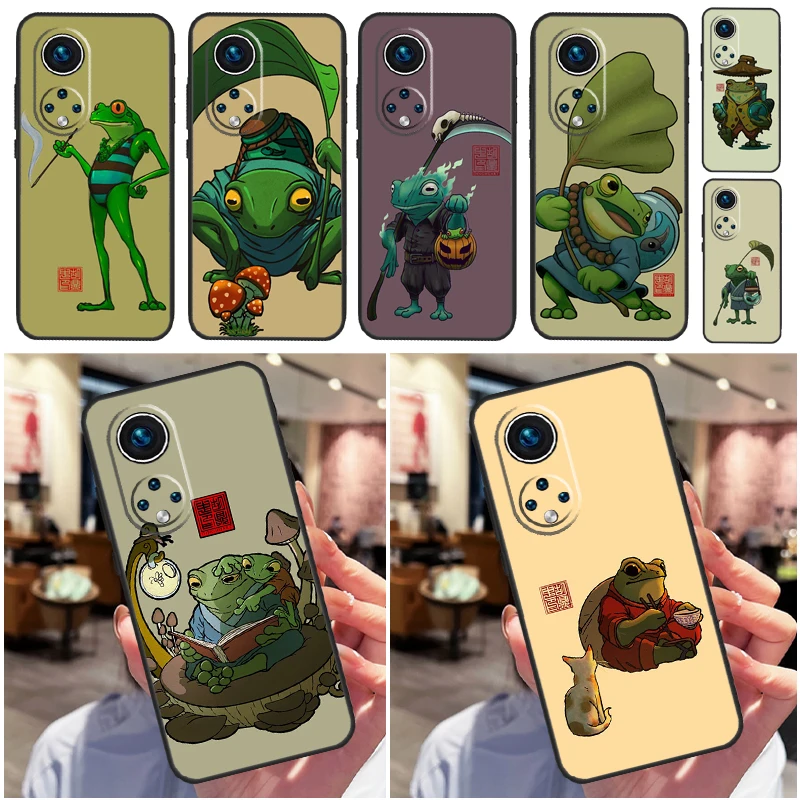 حافظة الضفدع وابنه لهاتف Honor X8b X9b X9a X8a X8 X9 X9c 50 70 90 Lite Honor 200 Pro Magic 7 5 6 Lite Cover