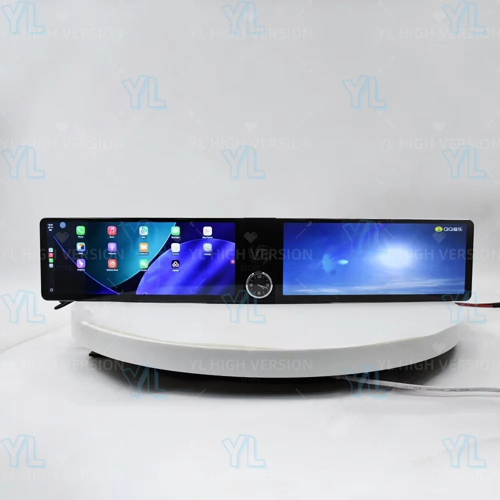 شاشة مزدوجة 12.3 بوصة عالية الدقة تعمل باللمس 8 + 256 جيجابايت أندرويد 13 وحدة CarPlay اللاسلكية ونظام أندرويد Auto Head لتويوتا RAV4 XA50 2020-2024 GPS DSP #5