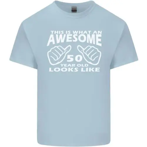 

50th Birthday 50 Year Old This Is What Mens Cotton T-Shirt Tee Top