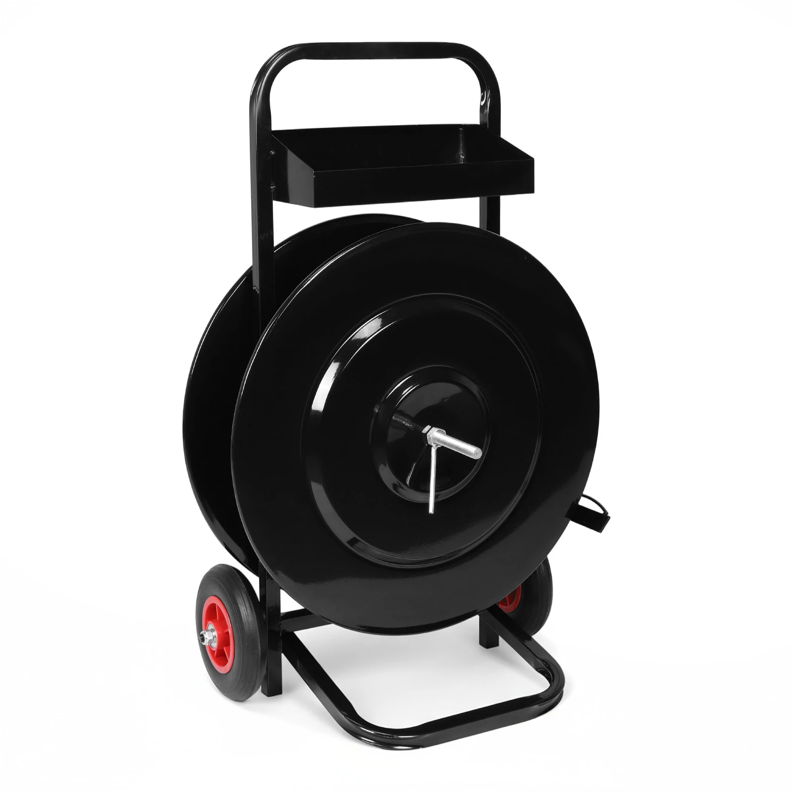 

Composite Cord Strap Packing Pallet Multi-Purpose Mobile Steel Strapping Dispenser Reusable Integrated Tool & Seal Tray