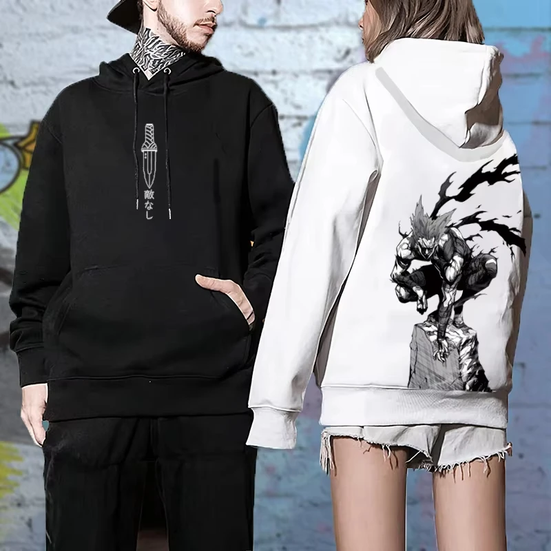 

One-Punch Man Aniem Hoodies Men Women Wiki Manga Sweatshirts Gothic Harajuku Pullover Casual Streetwear 11 Colors Autumn Winter