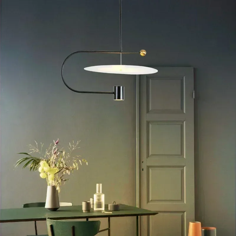 Modern Nordic Pendant Lights Minimalism Acrylic Led Lamp Bedroom Living Room Dining Creative Ceiling Chandelier Home Decoration