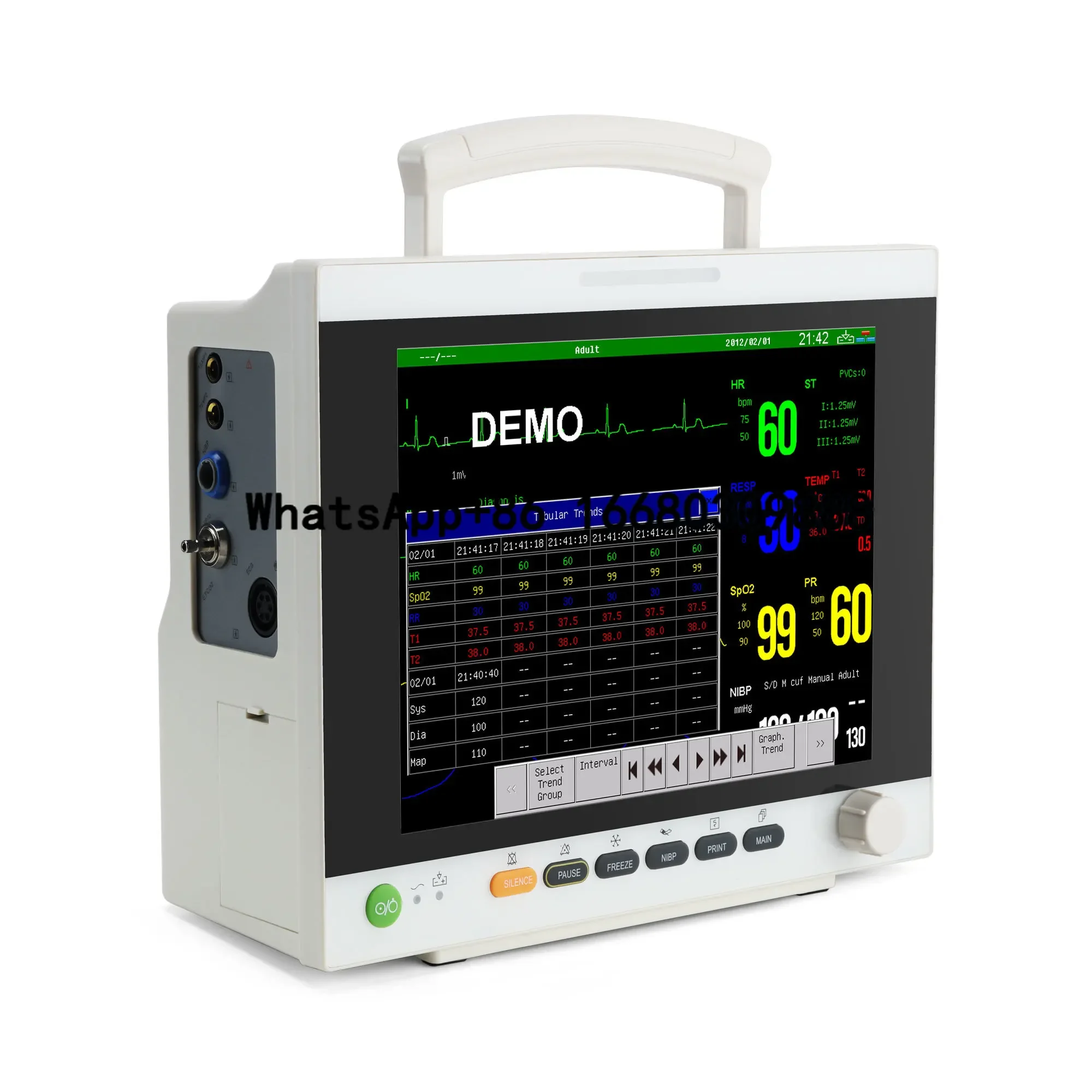 spring Good Quality Hospital equipment Operation Room ICU OT 12 inch TFT Edisplay Multi-parameter Patient for Clinic