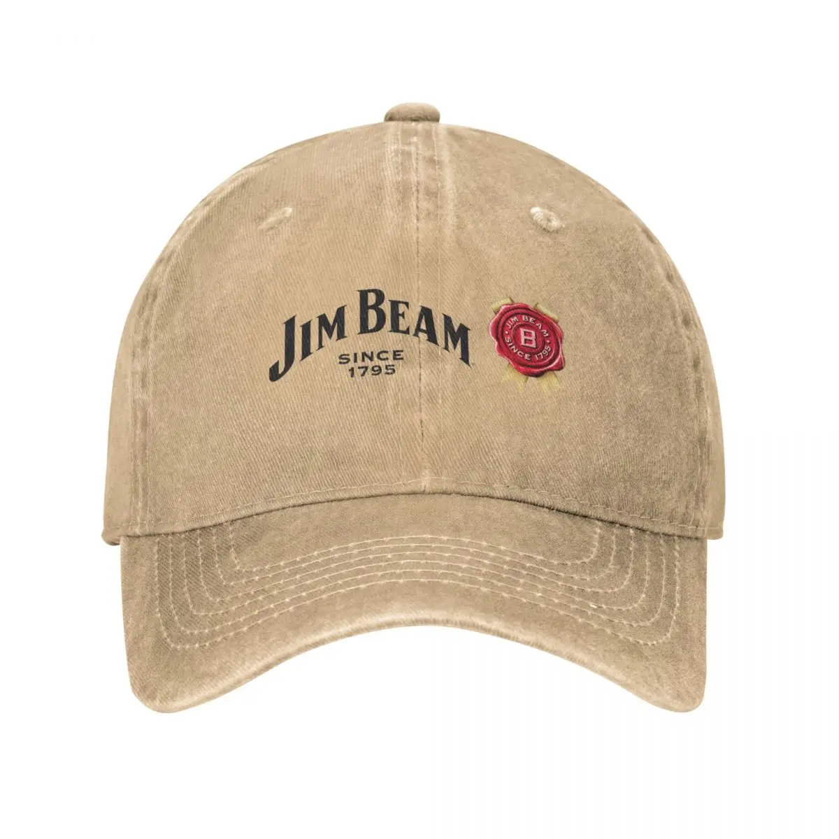 Jin Beam Whiskey Lover Unisex Baseball Cap Distressed Cotton Hats Cap Fashion Outdoor Workouts Snapback Hat