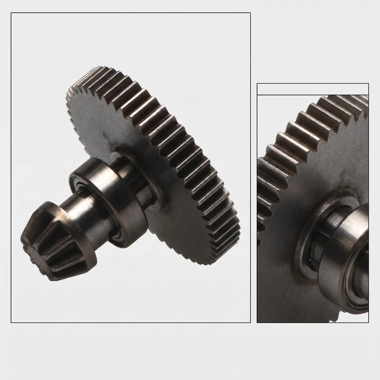 RC Car Alloy Differential Gear Set Powder Metallurgy Drivetrain Replacement for Model Vehicle Maintenance Performance Upgrade