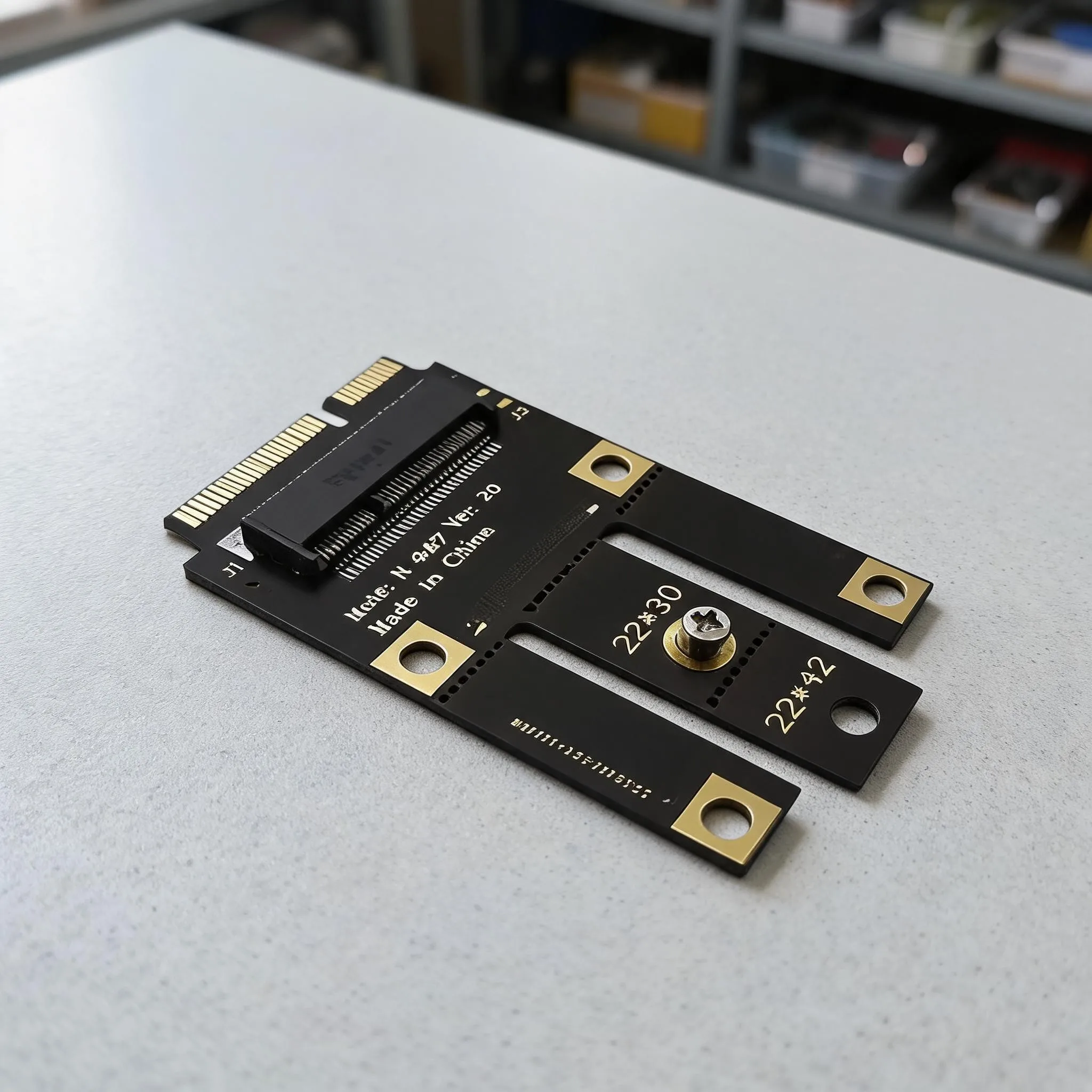 M.For 2 For NGFF To Mini PCI-E Adapter For M.For 2 WiFi Card, Solve Interface Incompatibility, Gold-Plated, For Desktop/Laptop