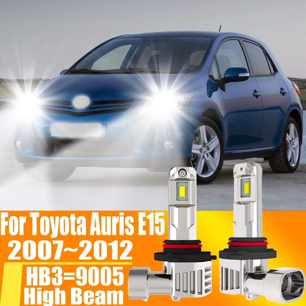 

2 шт. HB3 9005 светодиодные фары Canbu автомобильные лампы высокой мощности 6000K ксеноновые белые светодиодные лампы 12 В 55 Вт для Toyota Auris E15 2007 ~ 2012